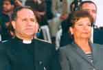 Madame Andrée Lahoud et le P.Salim Daccache
