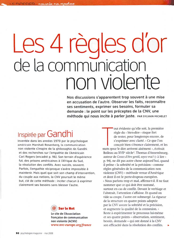 Les 4 règles d'or de la communication